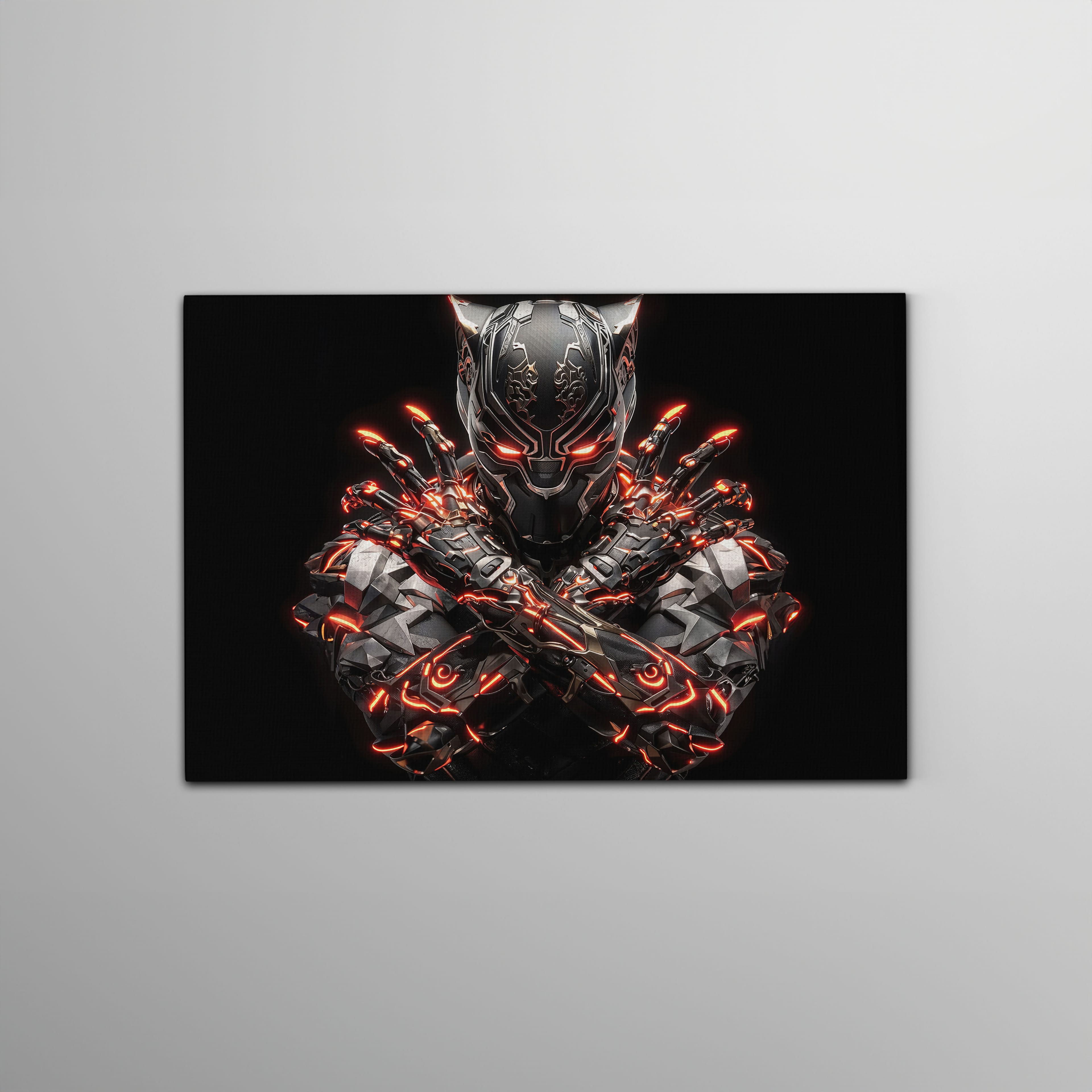 Black Panther Portre Kanvas Tablo